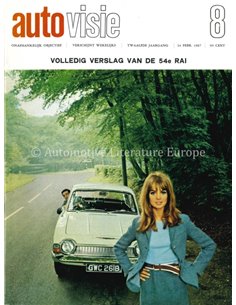 1967 AUTOVISIE MAGAZINE 8 NEDERLANDS