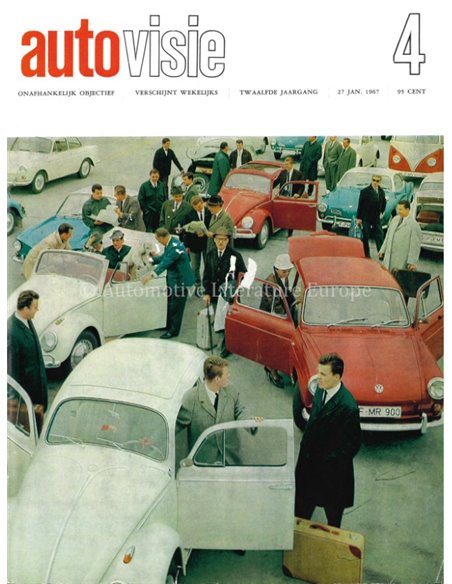 1967 AUTOVISIE MAGAZINE 4 NEDERLANDS