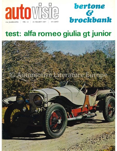 1967 AUTOVISIE MAGAZINE 12 NIEDERLÄNDISCH