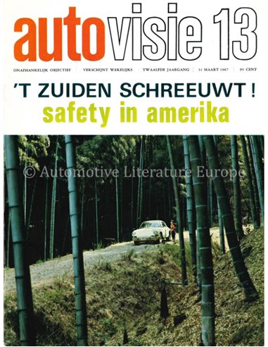 1967 AUTOVISIE MAGAZINE 13 NIEDERLÄNDISCH