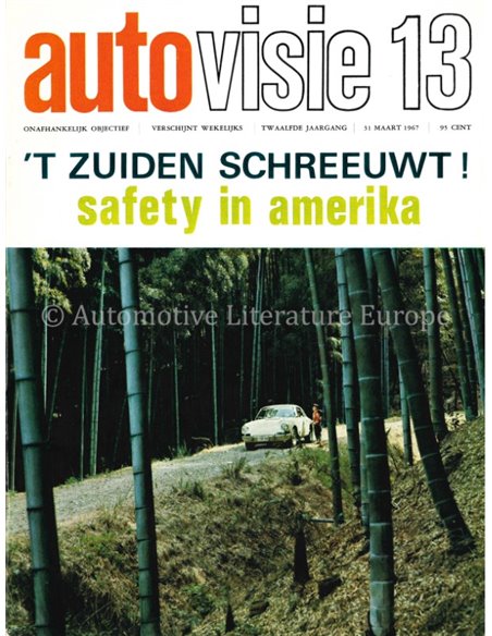 1967 AUTOVISIE MAGAZINE 13 NEDERLANDS