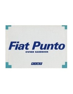 1994 FIAT PUNTO INSTRUCTIEBOEKJE ENGELS