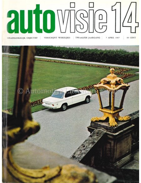 1967 AUTOVISIE MAGAZINE 14 NIEDERLÄNDISCH