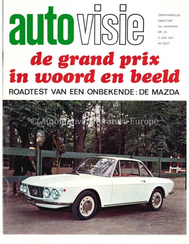 1967 AUTOVISIE MAGAZINE 23 NIEDERLÄNDISCH