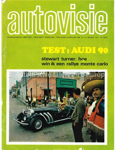 1967 AUTOVISIE MAGAZINE 10 DUTCH