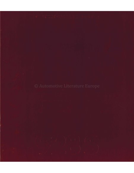 1983 PORSCHE 928 S BROCHURE ENGLISH