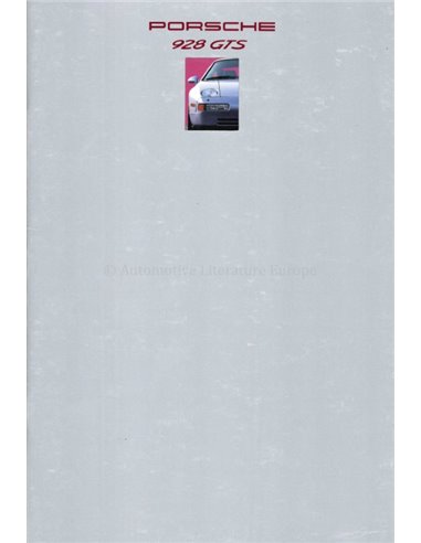 1993 PORSCHE 928 GTS BROCHURE ENGELS