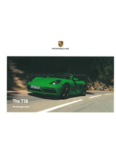 2021 PORSCHE 718 BOXTER & CAYMAN HARDCOVER PROSPEKT ENGLISCH