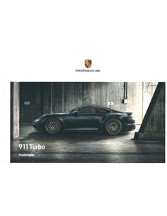 2021 PORSCHE 911 TURBO S HARDCOVER BROCHURE FRANS