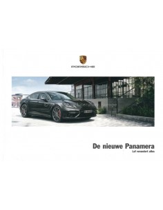 2017 PORSCHE PANAMERA HARDBACK BROCHURE DUTCH