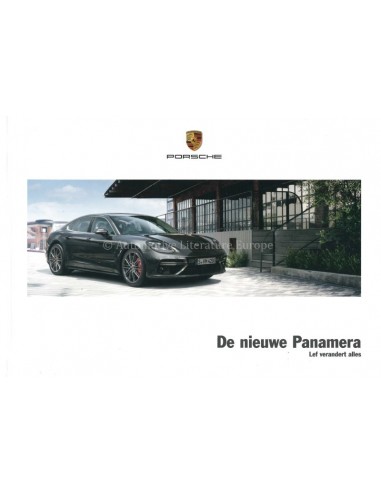 2017 PORSCHE PANAMERA HARDBACK BROCHURE DUTCH