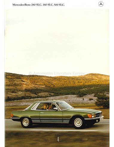 1980 MERCEDES BENZ SLC BROCHURE NEDERLANDS