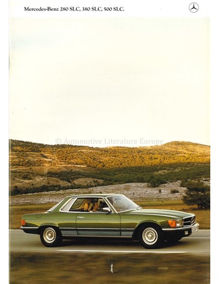 1980 MERCEDES BENZ SLC BROCHURE NEDERLANDS