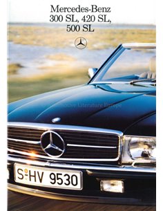 1986 MERCEDES BENZ SL CLASS BROCHURE DUTCH