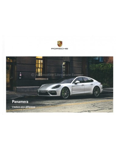 2018 PORSCHE PANAMERA HARDCOVER BROCHURE FRANS