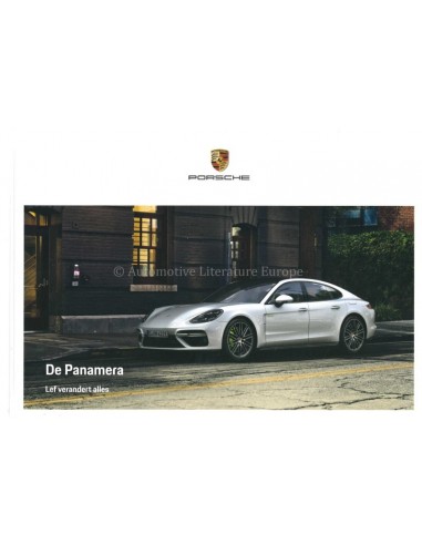 2018 PORSCHE PANAMERA HARDBACK BROCHURE DUTCH
