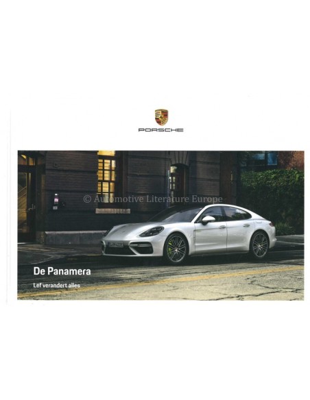 2018 PORSCHE PANAMERA HARDCOVER PROSPEKT NIEDERLÄNDISCH