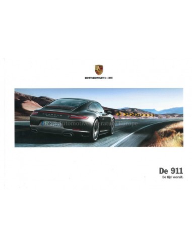 2018 PORSCHE 911 CARRERA / TARGA HARDBACK BROCHURE DUTCH
