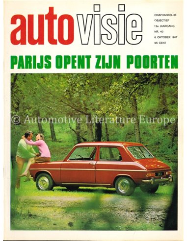 1967 AUTOVISIE MAGAZINE 40 NIEDERLÄNDISCH