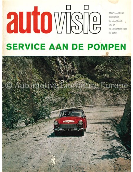 1967 AUTOVISIE MAGAZINE 47 NIEDERLÄNDISCH