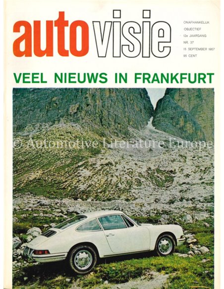 1967 AUTOVISIE MAGAZINE 37 DUTCH