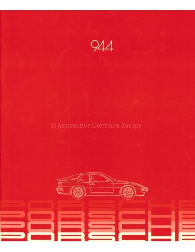 1982 PORSCHE 944 BROCHURE ENGELS