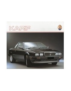 1988 MASERATI KARIF BROCHURE ENGELS