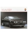1988 MASERATI KARIF BROCHURE ENGELS