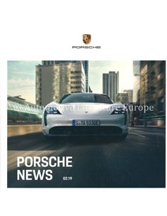 2019 PORSCHE NEWS BROCHURE GERMAN