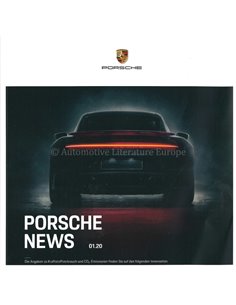 2020 PORSCHE NEWS BROCHURE GERMAN