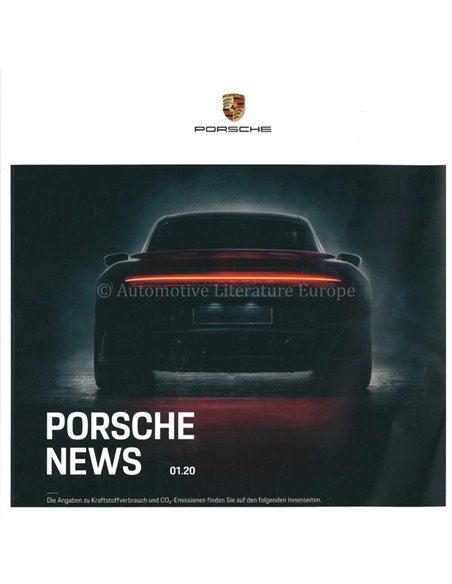 2020 PORSCHE NEWS BROCHURE DUITS