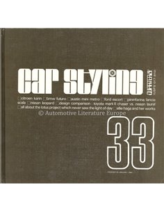 1981 CAR STYLING 33- QUATERLY- HARDBACK BOOK