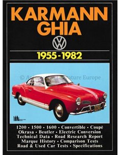 VOLKSWAGEN KARMANN GHIA 1955-1982 - BROOKLANDS ROAD TEST - BOOK