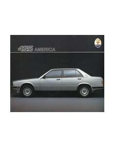 1986 MASERATI 425 AMERICA BROCHURE DUITS