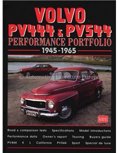 VOLVO PV444 & PV544 - PERFORMANCE PORTFOLIO - BROOKLANDS - BOEK