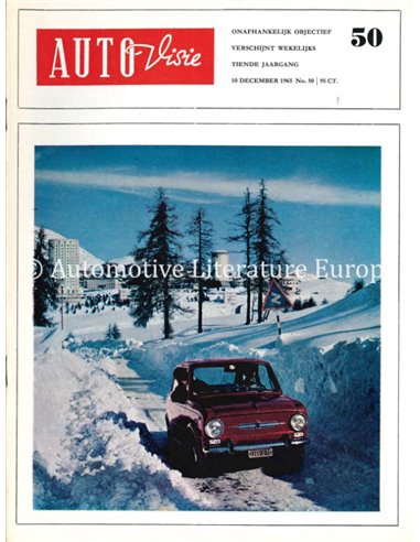 1965 AUTOVISIE MAGAZINE 50 NEDERLANDS