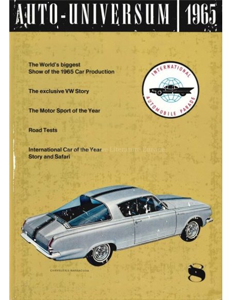 1965 AUTO UNIVERSUM JAHRBUCH DEUTSCH