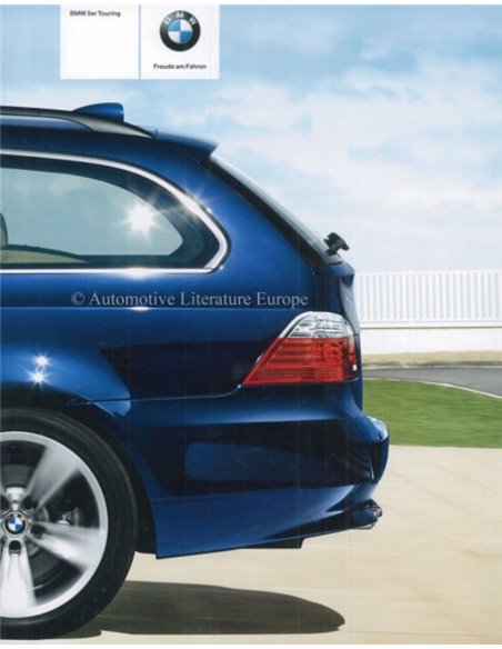 2009 BMW 5 SERIE TOURING BROCHURE DUITS