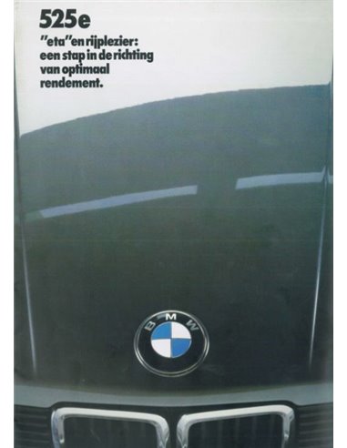 1983 BMW 5ER PROSPEKT NIEDERLÄNDISCH