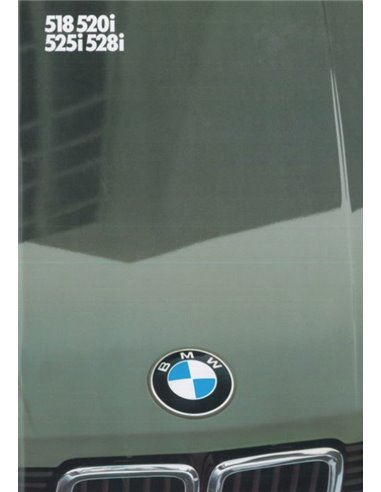 1984 BMW 5 SERIES BROCHURE DUTCH