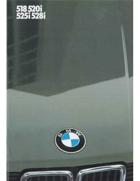 1984 BMW 5ER PROSPEKT NIEDERLÄNDISCH