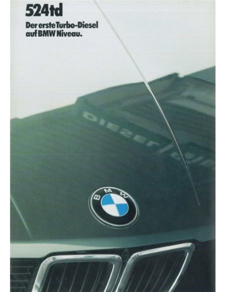 1984 BMW 5 SERIE BROCHURE DUITS