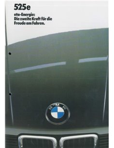 1984 BMW 5 SERIES BROCHURE GERMAN