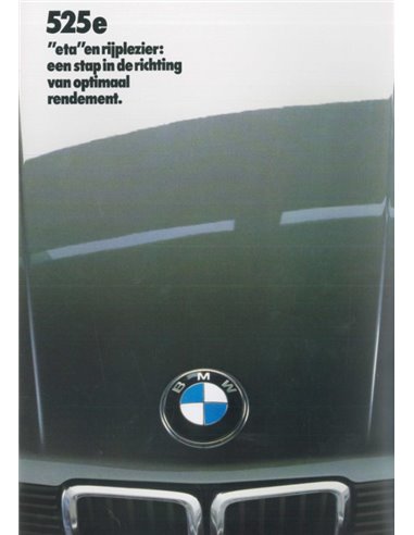 1984 BMW 5ER PROSPEKT NIEDERLÄNDISCH