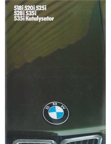 1985 BMW 5ER PROSPEKT DEUTSCH