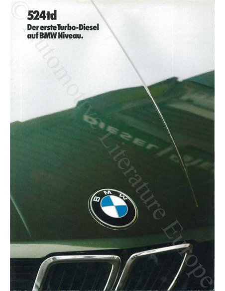 1985 BMW 5 SERIES BROCHURE GERMAN