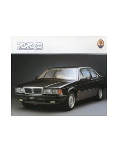 1988 MASERATI 228 BROCHURE DUITS