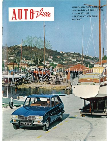 1965 AUTOVISIE MAGAZIN 10 NIEDERLÄNDISCH