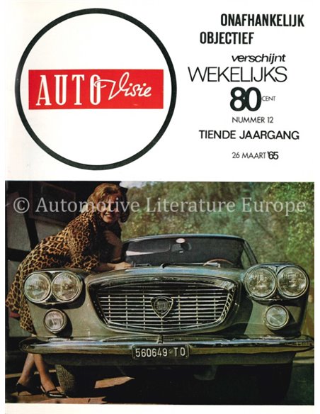 1965 AUTOVISIE MAGAZIN 12 NIEDERLÄNDISCH