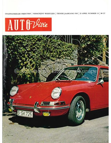 1965 AUTOVISIE MAGAZINE 16 NEDERLANDS